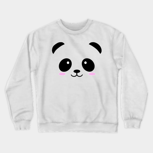 Panda Crewneck Sweatshirt by MinimalistTShirts